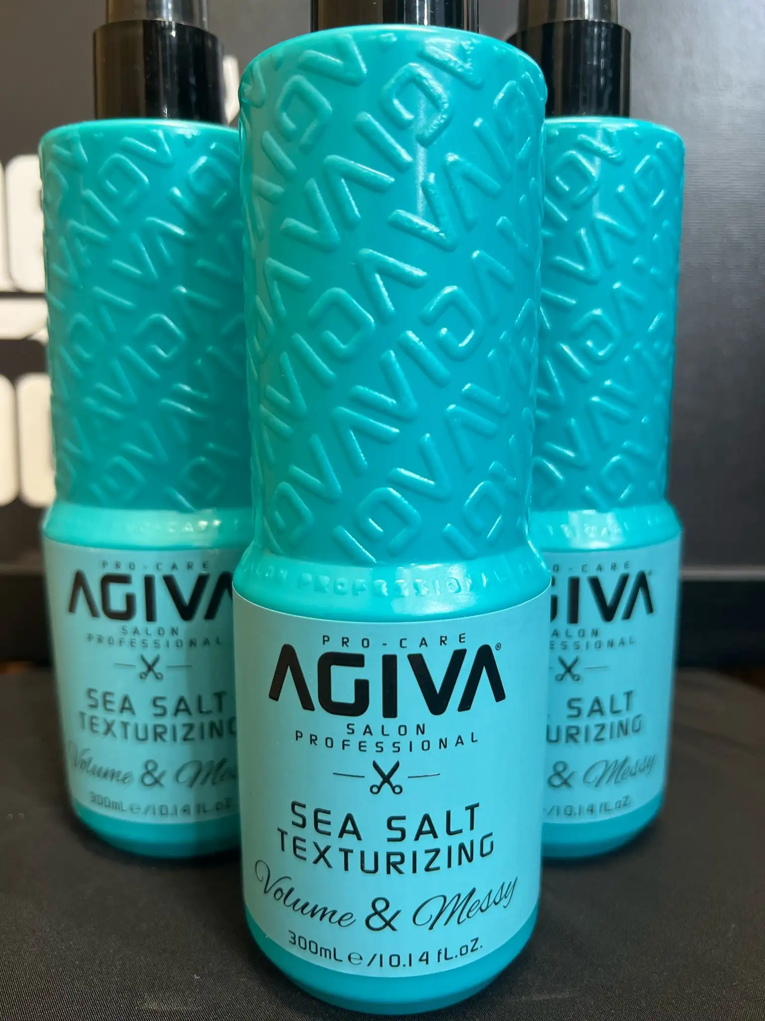 Agiva Sea Salt Texturizing Spray, spray sal marina, volumen, El Padrino Barber Shop Quebec